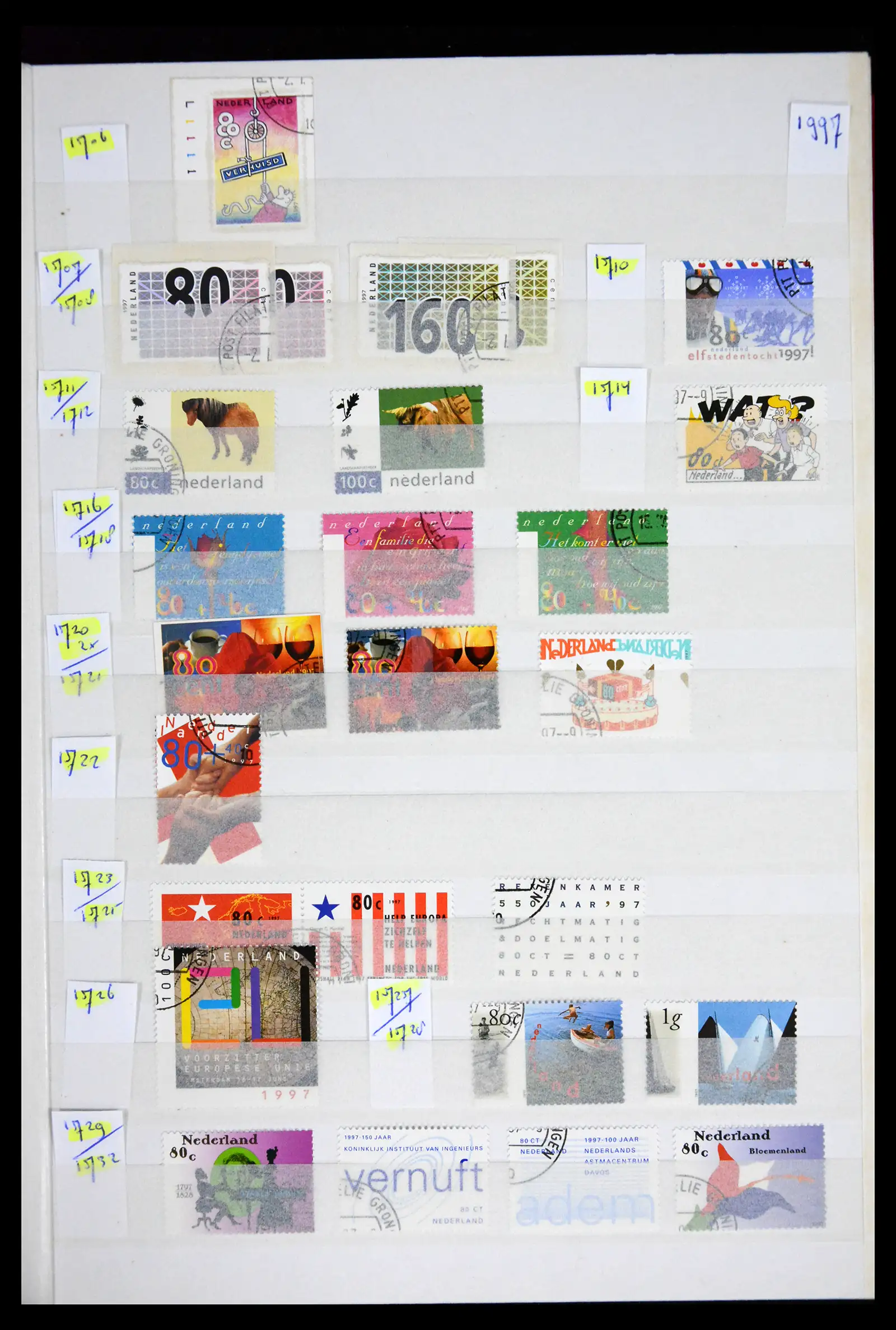 41796 0001 41796 Nederland gebruikt 1997-2014. - Afbeelding 1