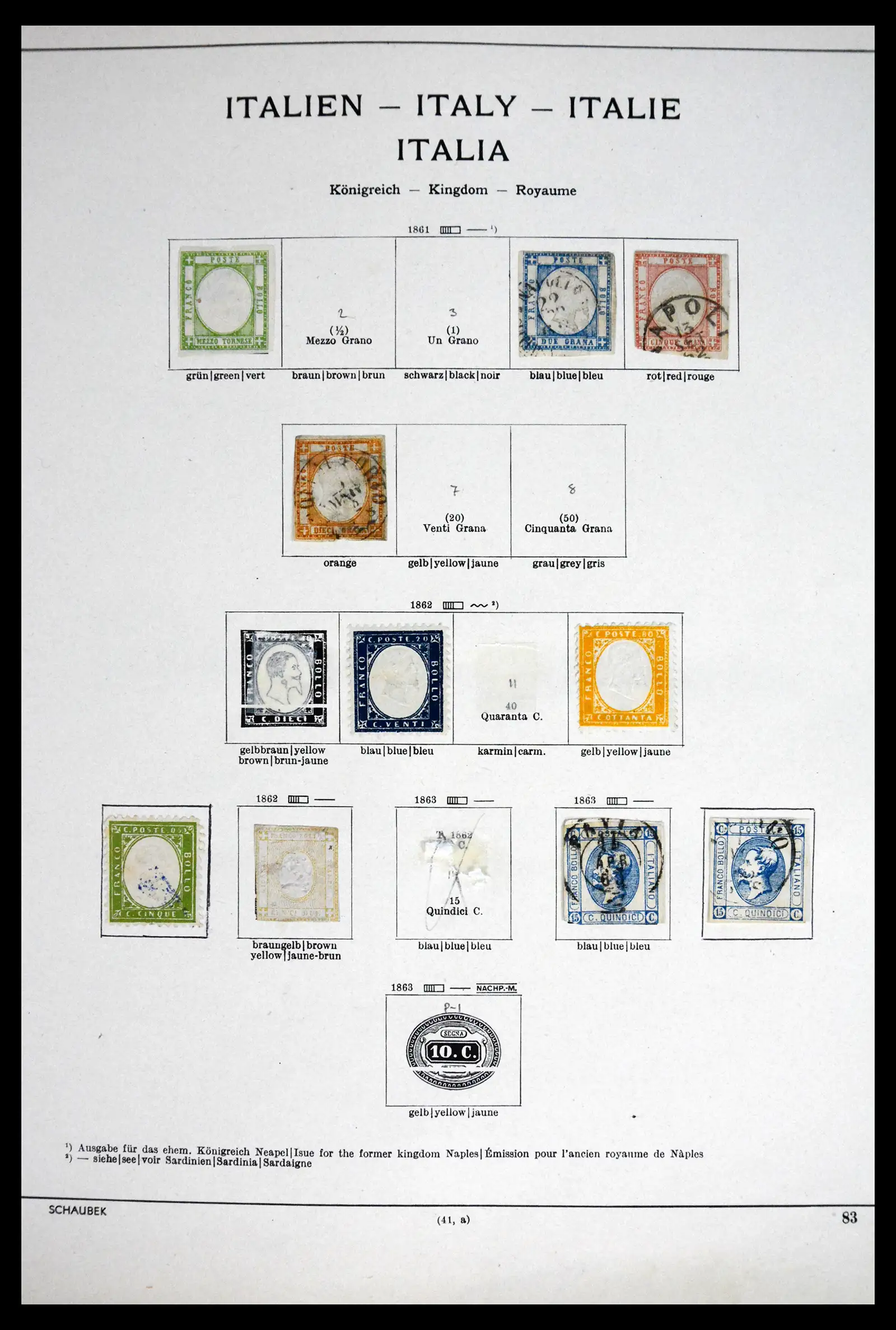 41801 0001 41801 Italië 1861-1945. - Afbeelding 1