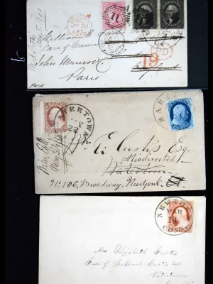 41768 USA betere brieven 1851-1865.