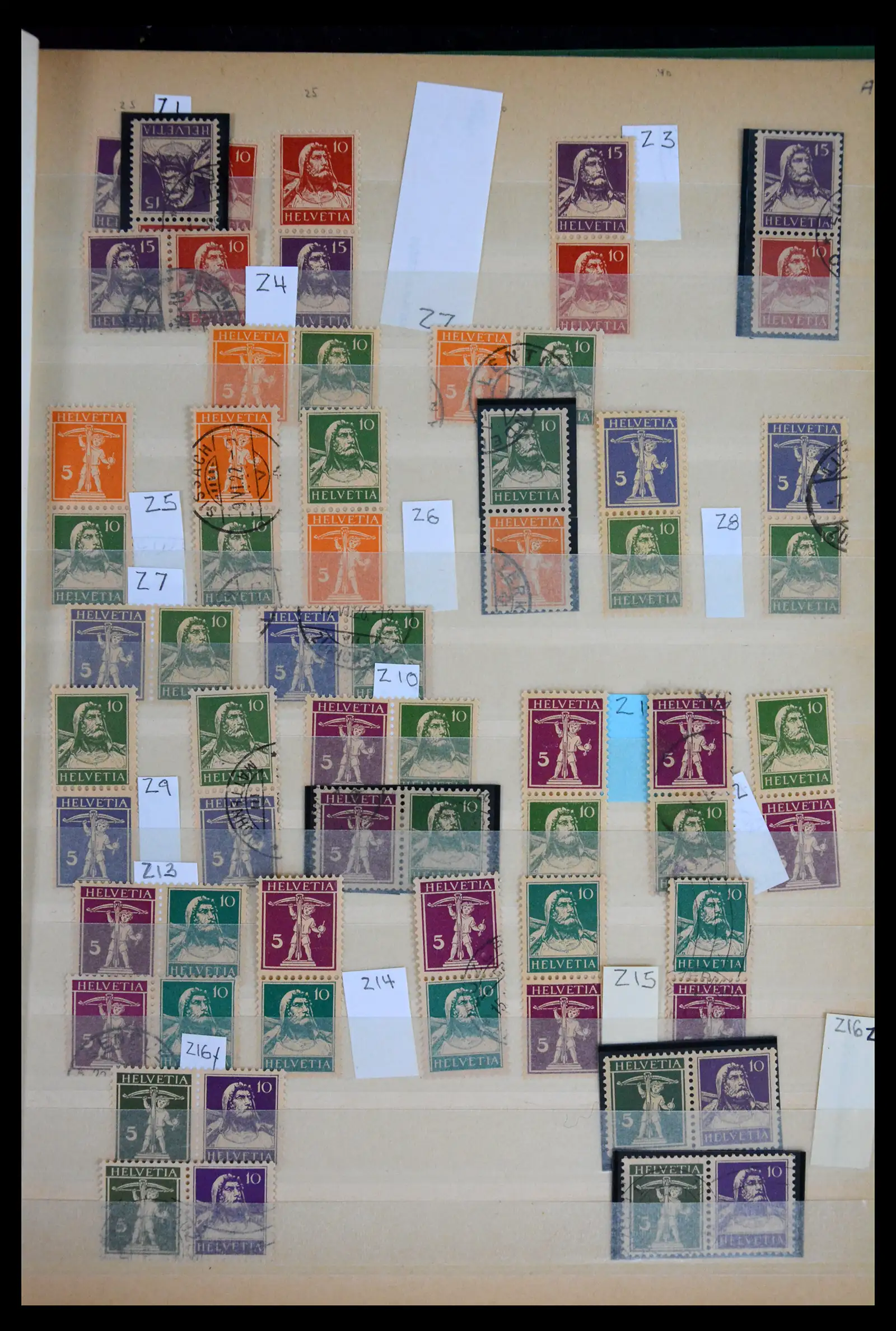 41873 0001 41873 Zwitserland combinaties 1914-2015. - Afbeelding 1