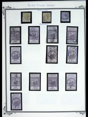 41878 Western Australia fiscaal 1882-1930.