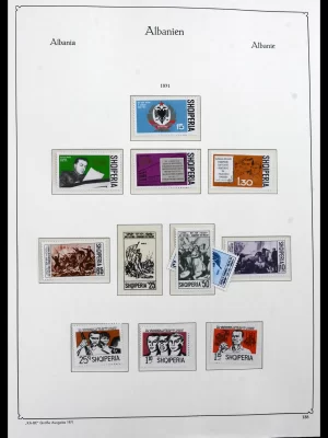 41938 Albanië compleet 1971-1986.