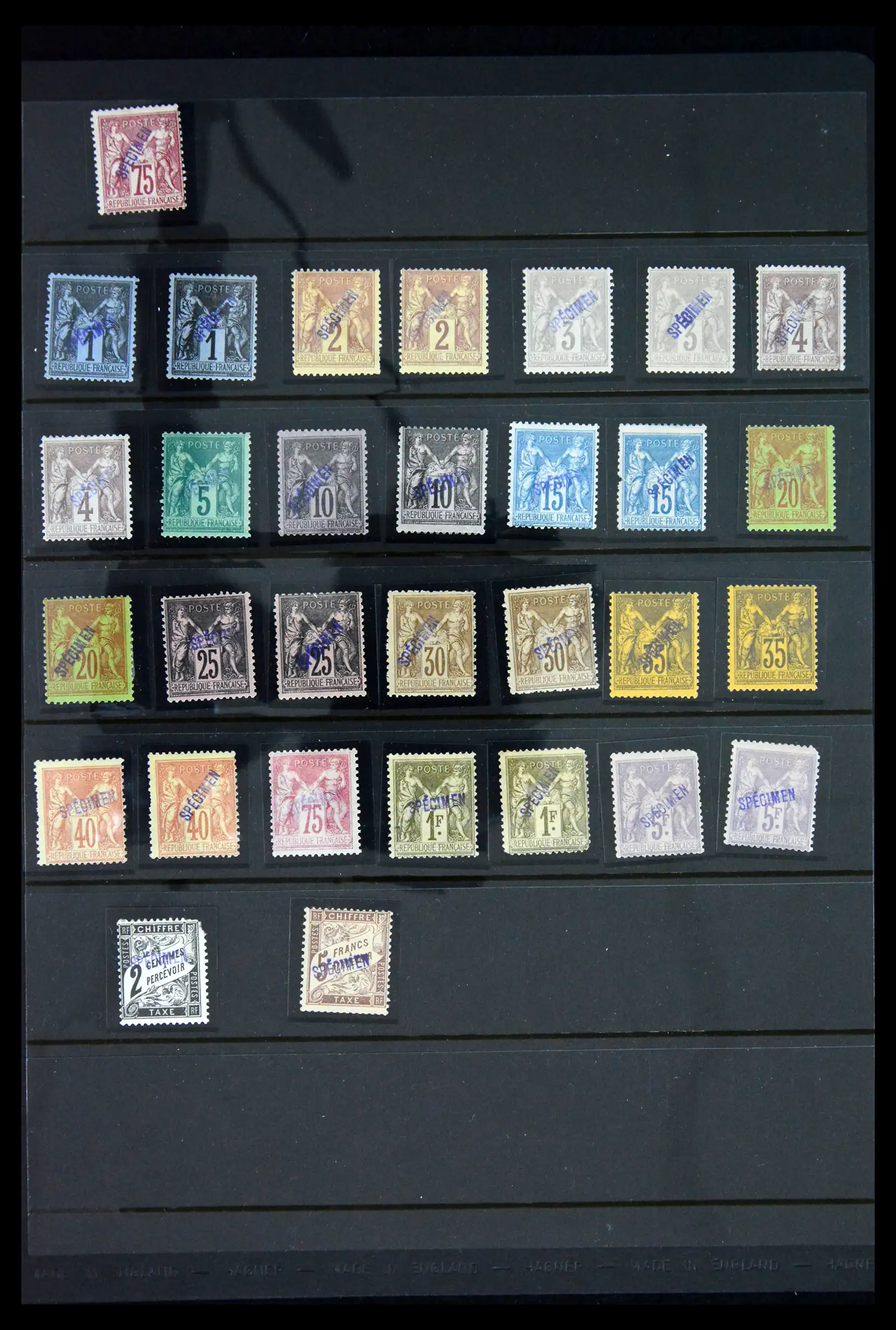 41962 0001 41962 Frankrijk specimen 1876-1900. - Afbeelding 1