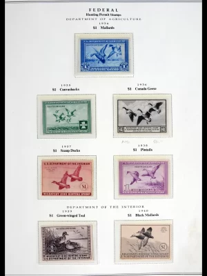 42088 USA duckstamps compleet 1934-2021.
