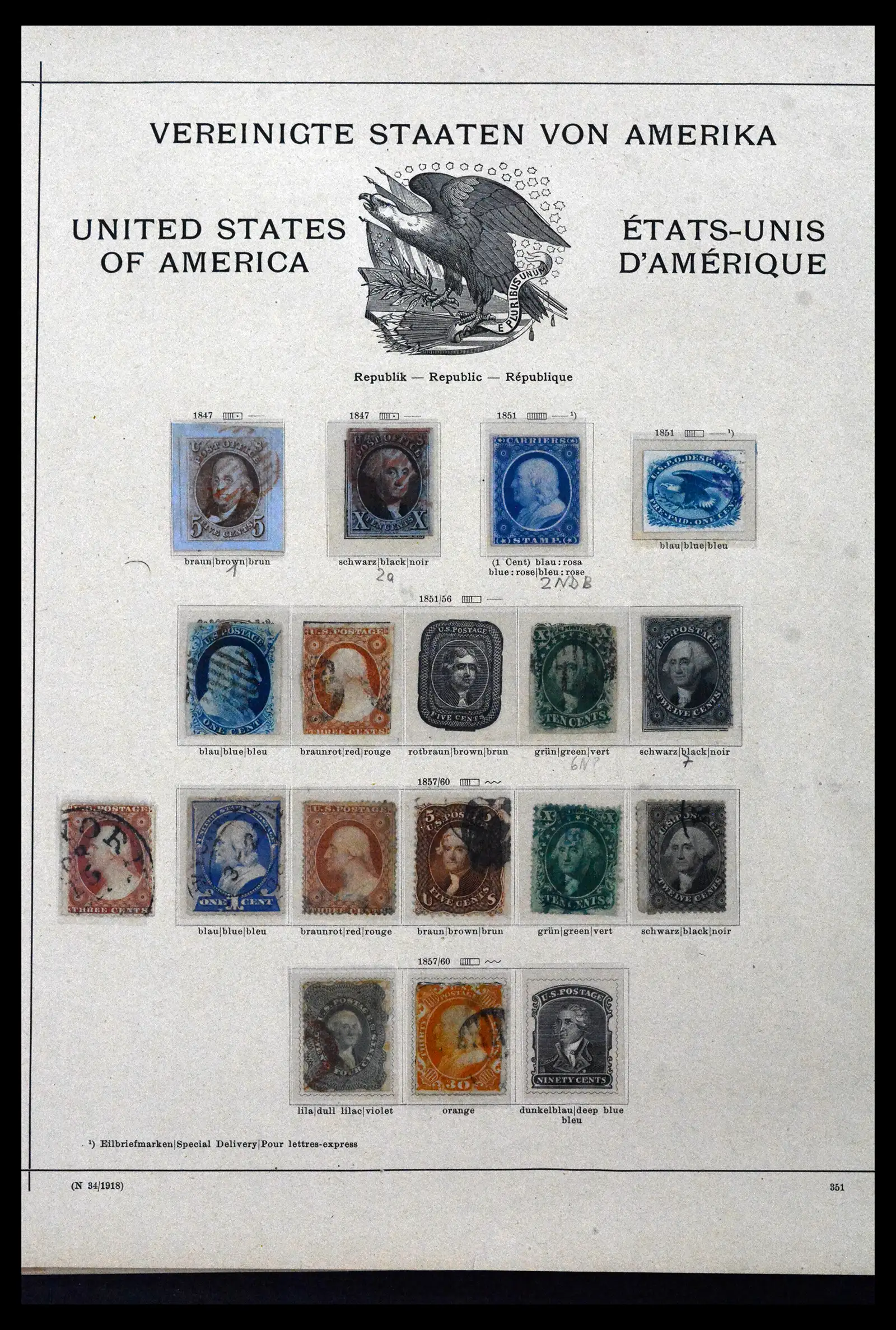 42045 0001 42045 USA 1847-1914. - Afbeelding 1