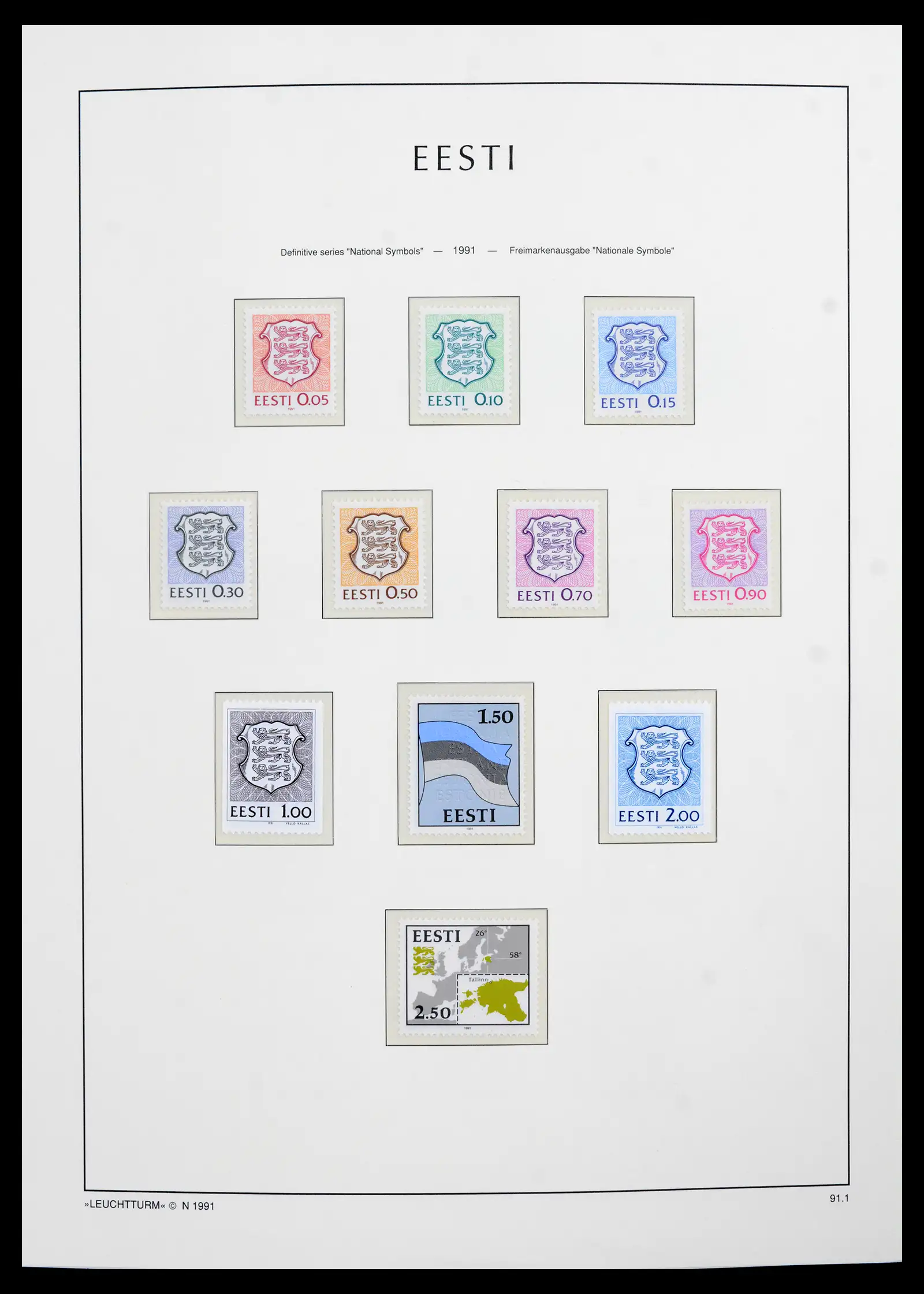 41747 0001 41747 Baltische Staten compleet 1991-2020! - Afbeelding 1