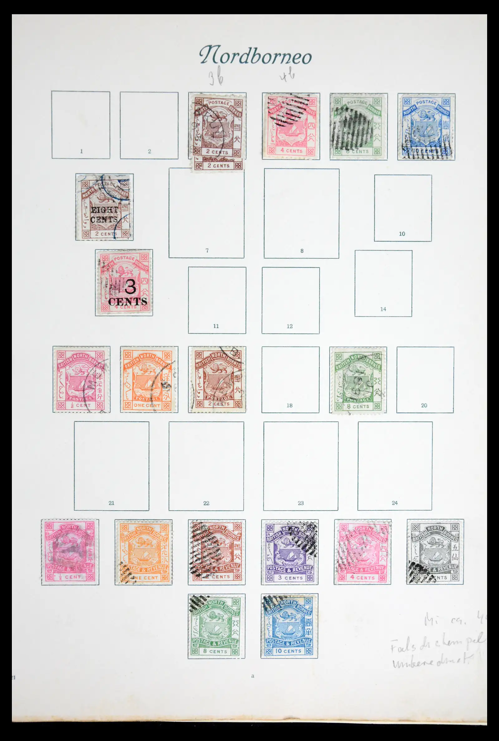 42193 0001 42193 Noord-Borneo/Labuan 1883-1911. - Afbeelding 1